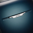 Samsonite Unisex-Adult Winfield 3 DLX Hardside Expandable Luggage with Spinners, Navy, Checked-Medium 25-Inch, Winfield 3 DLX Hardside Expandable Luggage with Spinners