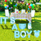 10 Pieces Gender Reveal Party Decorations Party Supplies Baby Shower Yard Signs Outdoor Yard Letters Lawn Signs with Stakes for Indoor Outdoor Garden Lawn Party Decorations (It's a Boy)