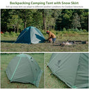 GEERTOP Lightweight 2 Person Backpacking Tent 4 Season Double Layer Waterproof Cold Weather Tent for Camping,Hunting, Hiking, Climbing, Outdoor Travel - Easy Set Up