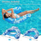 Jasonwell Inflatable Pool Float Chair - Pool Floaties Floating Pool Chair Lounge Floats for Swimming Pool Water Chair Pool Lounger with Cup Holder Pool Toy Party Floaty Adults L