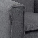 Simpli Home AXCCHR-24GR Warren Accent Chair with Hairpin Legs Armchairs, Slate Grey