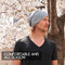 CHARM Mens Womens Beanie Hat - Summer Cotton Thin Light Slouchy Unisex Sweat Navy