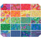 Kaffe Fassett Classics Plus Rainbow 5" Charm Pack for Free Spirit Fabrics 42 5" Fabric Squares