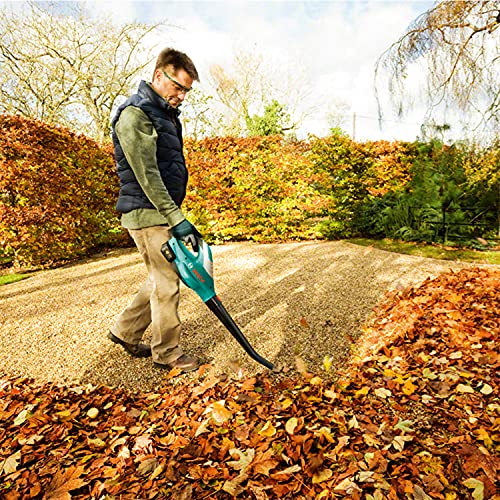 Bosch Home & Garden 18V Cordless Garden Leaf Dust Blower Kit without Battery, Handheld, 210 Km/h, (ALB 18 Li)