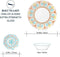 Corelle Terracotta Dreams Dinnerware Set, 18 Piece, 6 x 26cm Dinner Plate, 6 x 17cm Bread & Butter Plate, 4 x 532mL Soup/Cereal Bowl