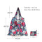 10 Pack Large Cute Animal Pattern Reusable Grocery Shopping Bags Foldable Shopping Bags Grocery Tote with Attached Pouch,Machine Washable Eco-Friendly 46 (width) *40+26cm (Group 2)