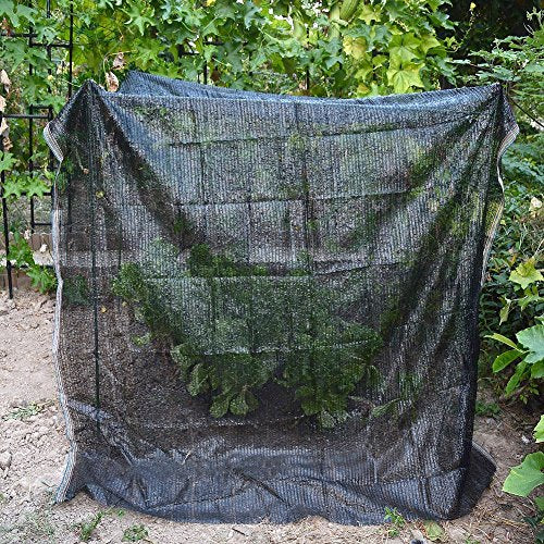 Gardeningwill 40% Sun Mesh Shade Sunblock Shade Uv Resistant Net for Garden Flower Plant 6.5'x10' Black