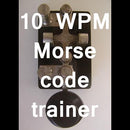 10 WPM amateur ham radio CW Morse code trainer