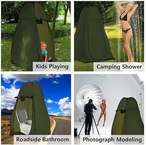 Outdoor Large Pop Up Beach Camping Shower Toilet Tent Portable Instant Sun Emergency Survival Shelter Changing Dressing Room