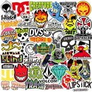 100pcs Cool Brand Skateboard Teens Skate Stickers for Laptop Water Bottles Car Luggage Bicycle Helmet Motorcycle Bumper (100pcs Skateboard)