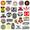 100pcs Cool Brand Skateboard Teens Skate Stickers for Laptop Water Bottles Car Luggage Bicycle Helmet Motorcycle Bumper (100pcs Skateboard)