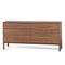 Coll Lux Drawers Wooden Chest - Walnut - Natural