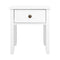 Artiss Bedside Table 1 Drawer - BOW White