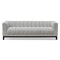 Coll Lux 3 Cannes Seater Sofa -Light Grey Boucle
