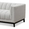 Coll Lux 3 Cannes Seater Sofa -Light Grey Boucle