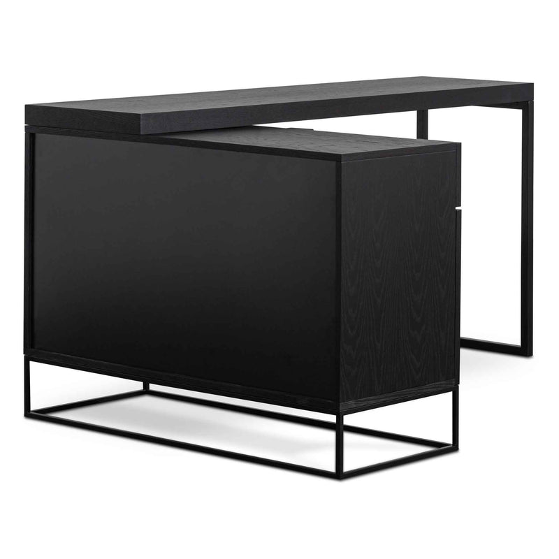 Coll Extendable Home Office Desk - Black