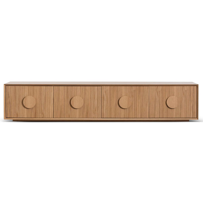 Coll Lux Wooden Entertainment TV Unit - Natural - (Available in White)