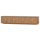 Coll Lux Wooden Entertainment TV Unit - Natural - (Available in White)