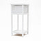 2X Bedside Table Drawer Vintage Side Table Storage Cabinet Bedroom VALERIE WHITE