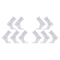 10X Rexy 3D Seamless Crew Socks Medium Slim Breathable WHITE