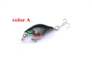 6x 4.3cm Popper Crank Bait Fishing Lure Lures Surface Tackle Saltwater