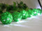 1 Set of Green 5cm Rattan Cane 20 Ball Battery Powered 3m String Lights Christmas Gift Home Wedding Party Bedroom Decoration Table Centrepiece