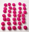 1 Set of Pink 5cm Rattan Cane 20 Ball Battery Powered 3m String Lights Christmas Gift Home Wedding Party Bedroom Decoration Table Centrepiece
