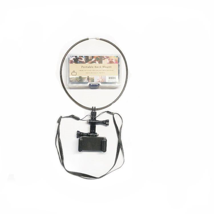 Flexible Neck Mount for Gopro and Smartphones - Compatible with Action Cameras