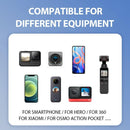 Flexible Neck Mount for Gopro and Smartphones - Compatible with Action Cameras
