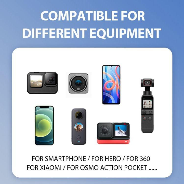 Flexible Neck Mount for Gopro and Smartphones - Compatible with Action Cameras