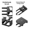 Rail Side Mount for Gopro and Other Action Cameras - 20mm for Hunting Shots - Red