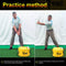 Versatile Golf Impact Trainer - Waterproof 26x44cm - Black