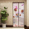 90x210cm Magnetic Summer Mosquito Screen Door Curtain - Purple