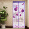 90x210cm Magnetic Summer Mosquito Screen Door Curtain - Purple