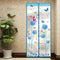 90x210cm Magnetic Summer Mosquito Screen Door Curtain - Purple