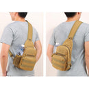 Portable One Shoulder Water Bottle Bag For Outdoor Cycling - Brown