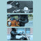 Universal Motorcycle Phone Bracket for Action Cameras - Cyan