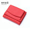 Compact Rfid Leather Coin Purse Wallet - Secure & Stylish - Lemon Yellow