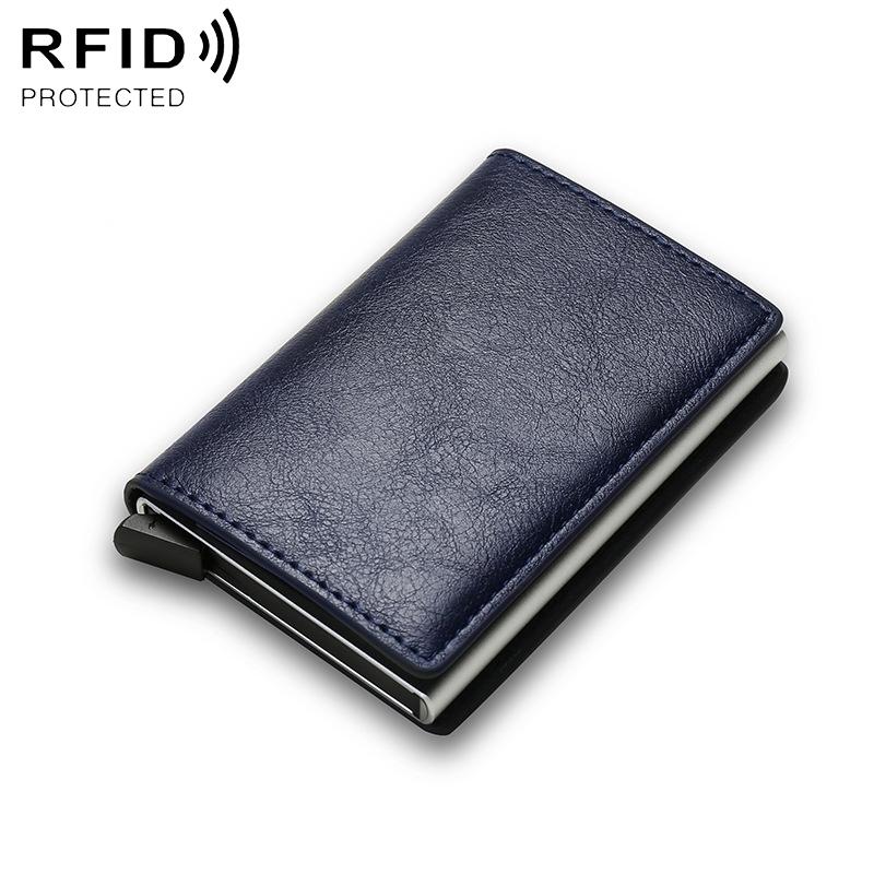Carbon Fiber Rfid Wallet for Men - Black