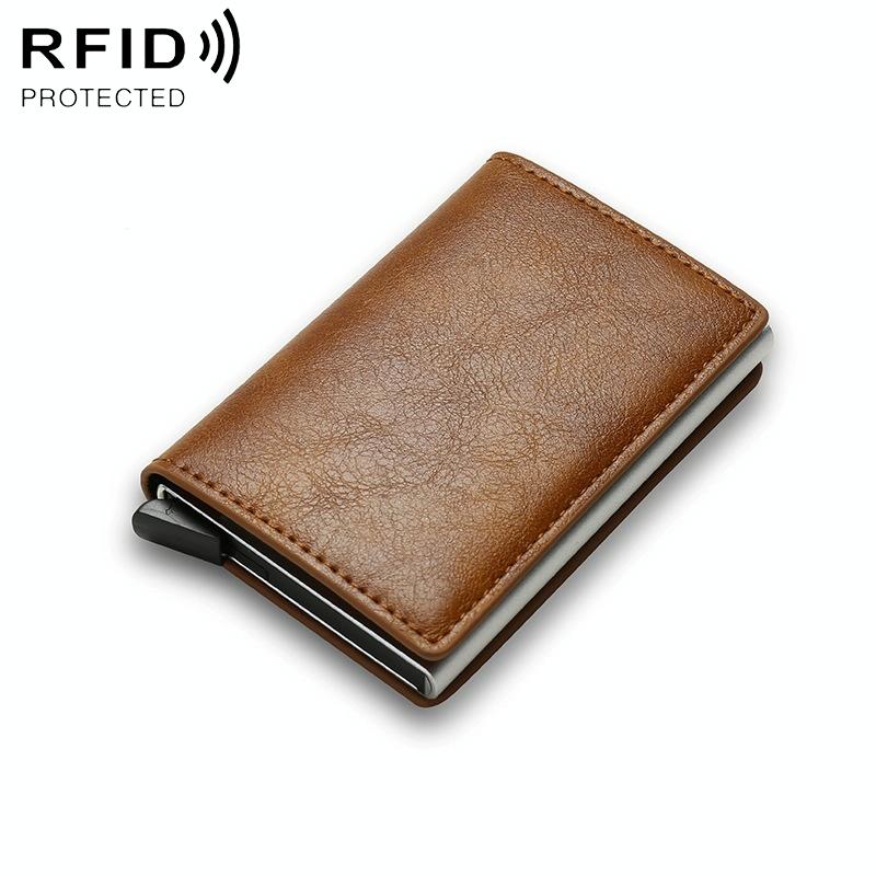 Carbon Fiber Rfid Wallet for Men - Black