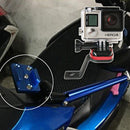 Universal Rearview Mirror Mount for Action Cameras - Gold