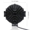 2 Pcs 3500Lm 6500K White Light 17 Led Waterproof Car Boat Marine Work Lights Spotlight Led Bulbs 30 Degrees Adjustable Dc 10 - 30V - Red