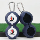2-pack Golf Silicone Double-ball Protection Sleeves - Yellow