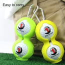 2-pack Golf Silicone Double-ball Protection Sleeves - Yellow
