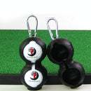2-pack Golf Silicone Double-ball Protection Sleeves - Yellow