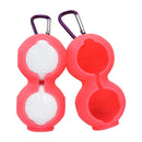 2-pack Golf Silicone Double-ball Protection Sleeves - Yellow