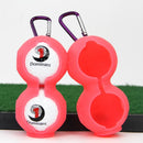 2-pack Golf Silicone Double-ball Protection Sleeves - Yellow