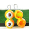 2-pack Golf Silicone Double-ball Protection Sleeves - Yellow