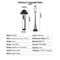 Multifunctional Telescopic Camping Lantern – Portable LED Light with Adjustable Height and USB-C Charging (Up to 51.8 cm)