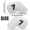 Red Golf Iron Head Covers Set of 10 - Waterproof PU Leather Club Protectors with Embroidered Numbers (3-9, P, A, S)